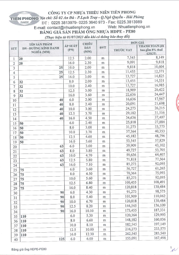 Đại lý cung cấp ống nhựa HDPE miền Bắc - Ảnh 6
